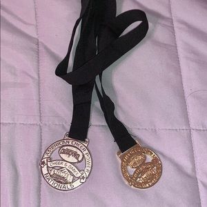 Gold and silver medal from CHEER POWER!
